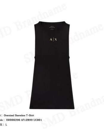 Armani Exchange เสื้อกล้ามผู้หญิง รุ่น Oversized Sleeveless T-Shirt Code: XW000390 AF12899 UC001