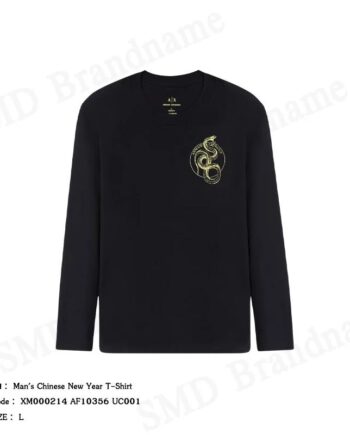 Armani Exchange เสื้อยืดแขนยาวผู้ชาย รุ่น Man's Chinese New Year T-Shirt Code: XM000214 AF10356 UC001