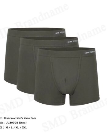 John Henry กางเกงชั้นในผู้ชาย รุ่น Underwear Men's Value Pack Code: JU39005 (Olive)
