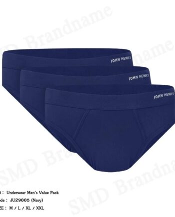 John Henry กางเกงชั้นในผู้ชาย รุ่น Underwear Men's Value Pack Code: JU29005 (Navy)