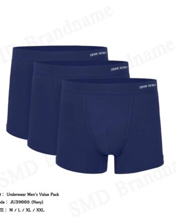 John Henry กางเกงชั้นในผู้ชาย รุ่น Underwear Men's Value Pack Code: JU39005 (Navy)