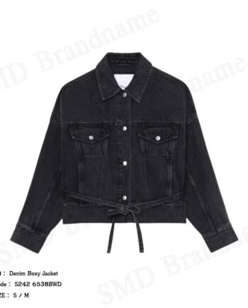3.1 Phillip Lim เสื้อแจ็คเก็ตยีนส์ผู้หญิง รุ่น Denim Boxy Jacket Code: S242 6538BWD