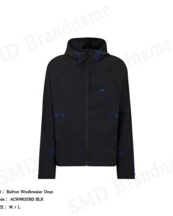 A-COLD-WALL เสื้อแจ็คเก็ตผู้ชาย รุ่น Balfron Windbreaker Onyx Code: ACWMO28D BLK