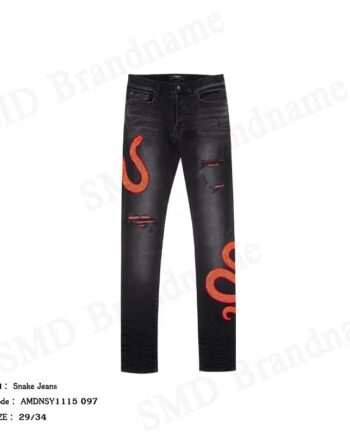 Amiri กางเกงยีนส์ผู้ชาย รุ่น Snake Jeans Code: AMDNSY1115 097