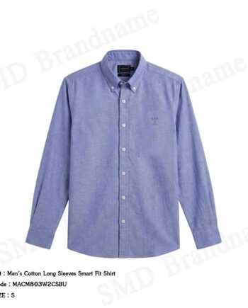Arrow เสื้อเชิ้ตแขนยาวผู้ชาย รุ่น Men's Cotton Long Sleeves Smart Fit Shirt Code: MACM803W2CSBU