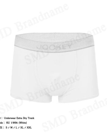Jockey กางเกงชั้นในผู้ชาย รุ่น Underwear Extra Dry Trunk Code: KU 1906 (White)