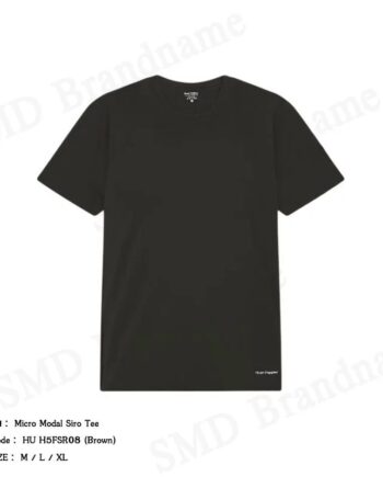 Hush Puppies เสื้อยืดคอกลมผู้ชาย รุ่น Micro Modal Siro Tee Code: HU H5FSR08 (Brown)