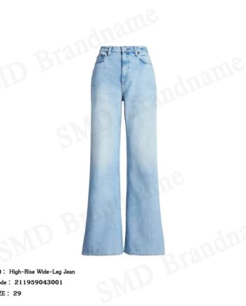 Polo Ralph Lauren กางเกงยีนส์ผู้หญิง รุ่น  High-Rise Wide-Leg Jean Code: 211959043001