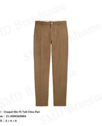 Polo Ralph Lauren กางเกงขายาวผู้หญิง รุ่น Cropped Slim Fit Twill Chino Pant Code: 211890343004