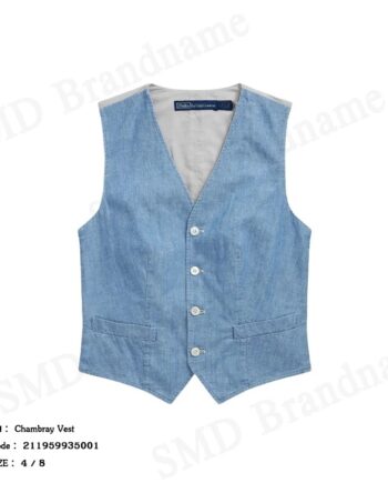 Polo Ralph Lauren เสื้อกั๊กผู้หญิง รุ่น Chambray Vest Code: 211959935001