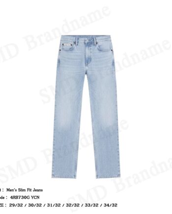 Calvin Klein Jeans กางเกงยีนส์ผู้ชาย รุ่น Men's Slim Fit Jeans Code: 4RB730G YCN