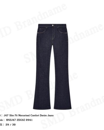 Emporio Armani กางเกงยีนส์ผู้หญิง รุ่น J47 Slim Fit Mercerised Comfort Denim Jeans Code: 8N2J47 2DG5Z 0941