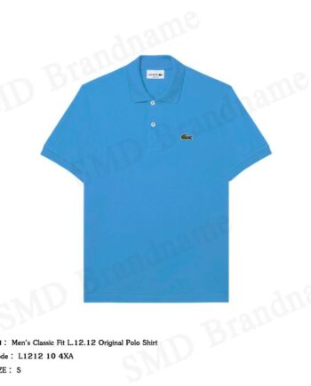 Lacoste เสื้อโปโลผู้ชาย รุ่น Men's Classic Fit L.12.12 Original Polo Shirt Code: L1212 10 4XA