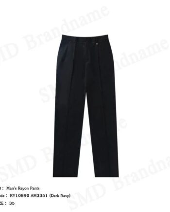 Arrow กางเกงสแล็คผู้ชาย ขายาว ทำงาน รุ่น Man's Rayon Pants Code: RY10890 AM3351 (Dark Navy)