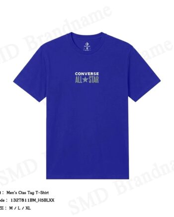 Converse เสื้อยืดคอกลมผู้ชาย รุ่น Men's Ctas Tag T-Shirt Code: 132T811BM_H5BLXX