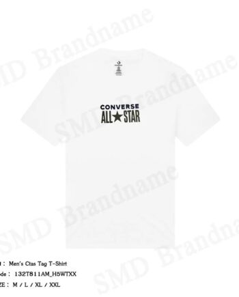 Converse เสื้อยืดคอกลมผู้ชาย รุ่น Men's Ctas Tag T-Shirt Code: 132T811AM_H5WTXX