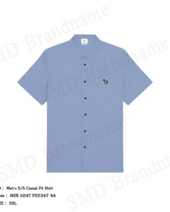 Paul Smith เสื้อเชิ้ตแขนสั้นผู้ชาย รุ่น Men's S/S Casual Fit Shirt Code: M2R 524T P22347 44