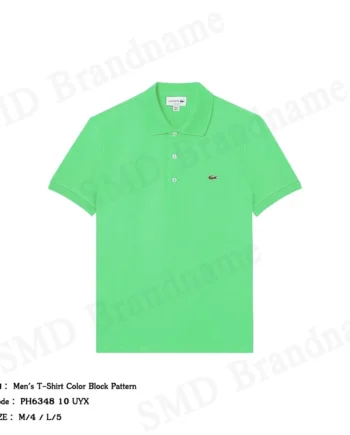 Lacoste เสื้อโปโลผู้ชาย รุ่น Men's T-Shirt Color Block Pattern Code: PH6348 10 UYX