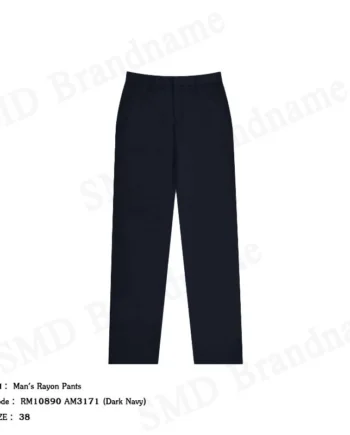 Arrow กางเกงสแล็คผู้ชาย ขายาว ทำงาน รุ่น Man's Rayon Pants Code: RM10890 AM3171 (Dark Navy)