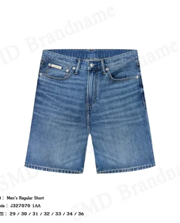 Calvin Klein Jeans กางเกงยีนส์ขาสั้นผู้ชาย รุ่น Men's Regular Short Code: J327070 1AA