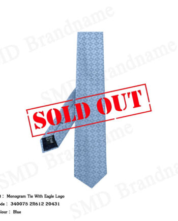 Emporio Armani เนคไทผู้ชาย รุ่น Monogram Tie With Eagle Logo Code: 340075 2R612 20431