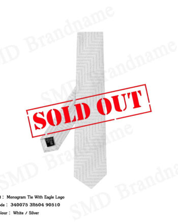 Emporio Armani เนคไทผู้ชาย รุ่น Monogram Tie With Eagle Logo Code: 340075 3R604 90510