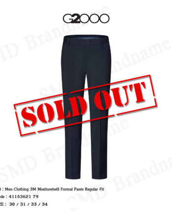 G2000 กางเกงขายาวผู้ชาย รุ่น Men Clothing 3M Mosituretwill Formal Pants Regular Fit Code: 41153621 79