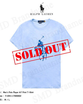 Polo Ralph Lauren เสื้อยืดคอกลม รุ่น Men's Polo Player 67 Print T Shirt Code: 710911700002
