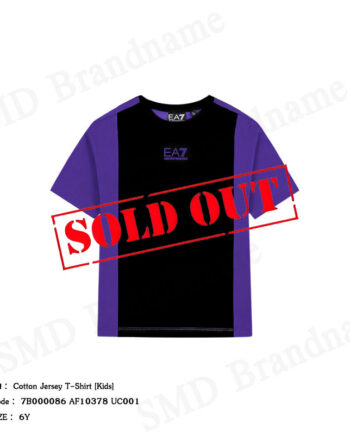 EA7 Emporio Armani เสื้อยืดคอกลม รุ่น Cotton Jersey T-Shirt [Kids] Code: 7B000086 AF10378 UC001