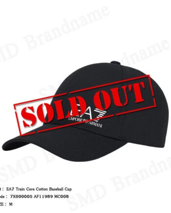 EA7 Emporio Armani หมวกแก็ป รุ่น Train Core Cotton Baseball Cap  Code: 7X000005 AF11989 MC008