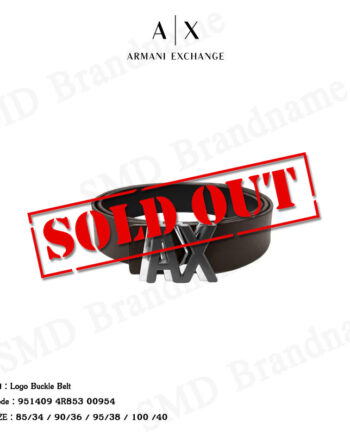 Armani Exchange เข็มขัดผู้ชาย รุ่น Logo Buckle Belt Code: 951409 4R853 00954