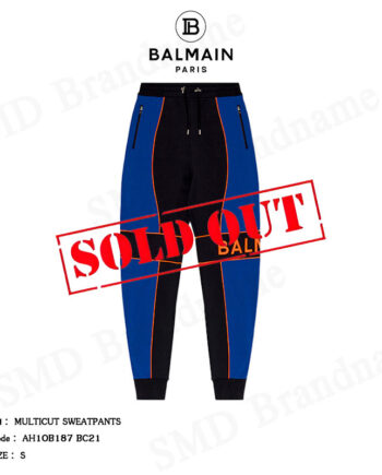 Balmain กางเกงขายาว รุ่น Multicut Sweatpants Code: AH1OB187 BC21
