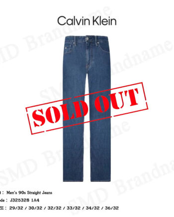 Calvin Klein Jeans กางเกงยีนส์ผู้ชาย รุ่น Men's 90s Straight Jeans Code: J325328 1A4