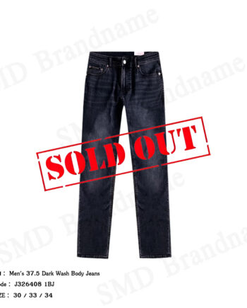 Calvin Klein Jeans กางเกงยีนส์ผู้ชาย รุ่น Men's 37.5 Dark Wash Body Jeans Code: J326408 1BJ