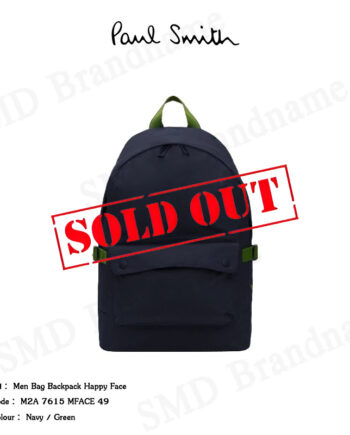 PS Paul Smith กระเป๋าเป้ รุ่น Men Bag Backpack Happy Face Code: M2A 7615 MFACE 49