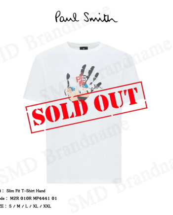 PS Paul Smith เสื้อยืดคอกลม รุ่น Slim Fit T-Shirt Hand Code: M2R 010R MP4441 01