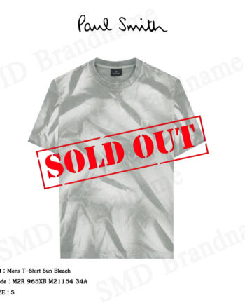 PS Paul Smith เสื้อยืดคอกลม รุ่น Mens T-Shirt Sun Bleach Code: M2R 965XB M21154 34A