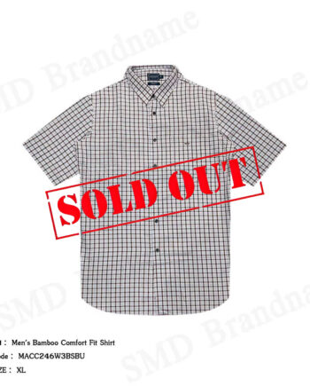 Arrow เสื้อเชิ้ตแขนสั้นผู้ชาย รุ่น Men's Bamboo Comfort Fit Shirt Code: MACC246W3BSBU
