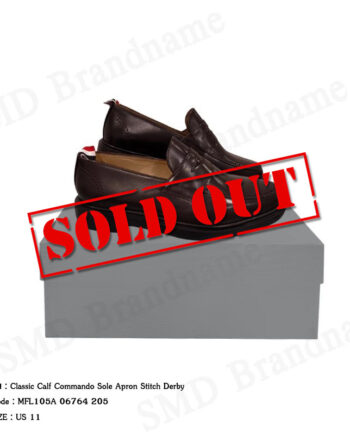 Thom Browne รองเท้าคัทชูผู้ชาย รุ่น Classic Calf Commando Sole Apron Stitch Derby  Code: MFL105A 06764 205