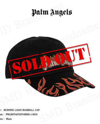 Palm Angels หมวก รุ่น Burning Logo Baseball Cap Code: PMLB076F22FAB0011025