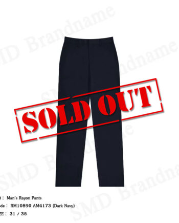 Arrow กางเกงสแล็คผู้ชาย ขายาว ทำงาน รุ่น Man's Rayon Pants Code: RM10890 AM4173 (Dark Navy)