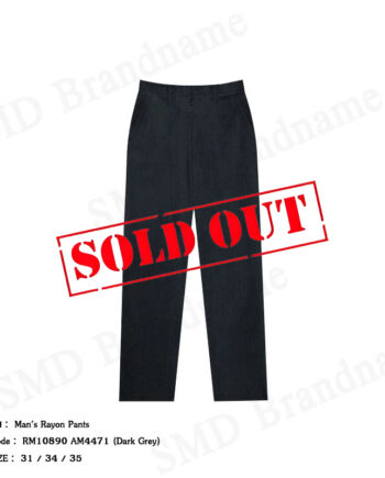 Arrow กางเกงสแล็คผู้ชาย ขายาว ทำงาน รุ่น Man's Rayon Pants Code: RM10890 AM4471 (Dark Grey)