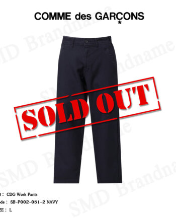 Comme Des Garçons กางเกงขายาว รุ่น CDG Work Pants Code: SB-P002-051-2 NAVY