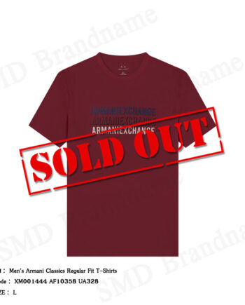 Armani Exchange เสื้อยืดคอกลมผู้ชาย รุ่น Men's Armani Classics Regular Fit T-Shirts Code: XM001444 AF10358 UA328