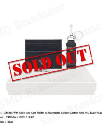 Emporio Armani  เซ็ทกระเป๋าใส่การ์ด รุ่น Gift Box With Wallet And Card Holder Code: Y4R606 Y138E 81072