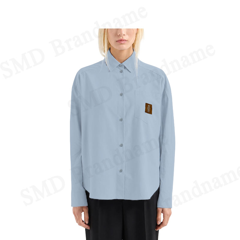 Armani Exchange เสื้อเชิ้ตแขนยาวผู้หญิง รุ่น Women's Long Sleeve Shirt Code: 6DYC12 YN5UZ 15DR