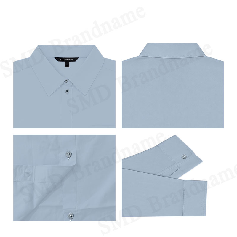 Armani Exchange เสื้อเชิ้ตแขนยาวผู้หญิง รุ่น Women's Long Sleeve Shirt Code: 6DYC12 YN5UZ 15DR