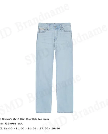 Calvin Klein Jeans กางเกงยีนส์ผู้หญิง รุ่น Women's 37.5 High Rise Wide Leg Jeans Code: J225051 1AA ยังไม่มีคะแนน ขายแล้ว 1 ชิ้น
