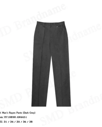 Arrow กางเกงสแล็คผู้ชาย ขายาว ทำงาน รุ่น Man's Rayon Pants (Dark Grey) Code: RY10890 AM4451