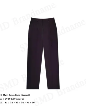 Arrow กางเกงสแล็คผู้ชาย ขายาว ทำงาน รุ่น Man's Rayon Pants (Eggplant) Code: SY8N4VIW AS9761